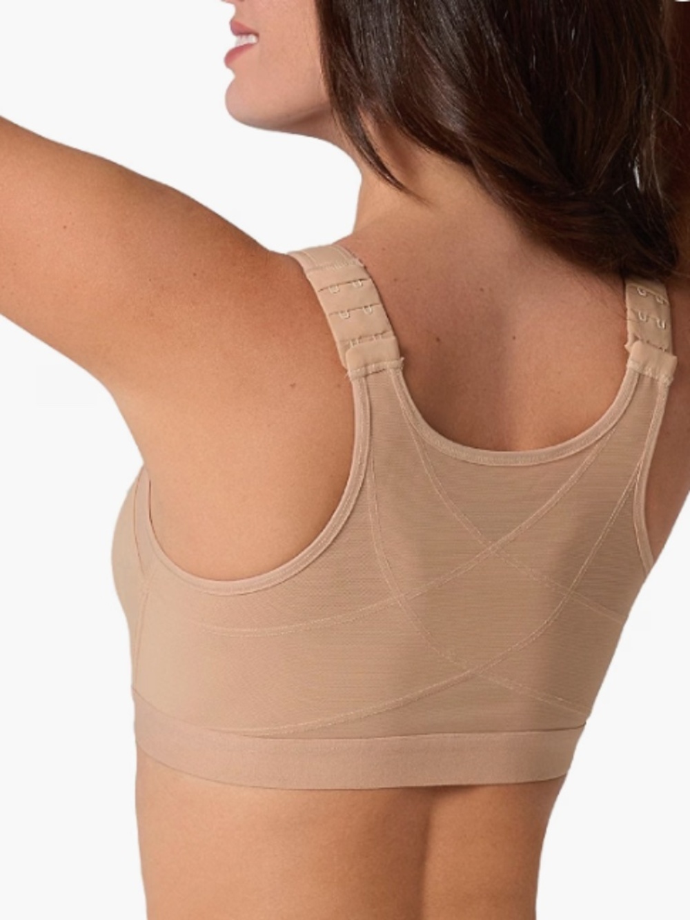 Leonisa Multi-Functional Posture Corrector Bra Wireless Front Closure 38D 11767
